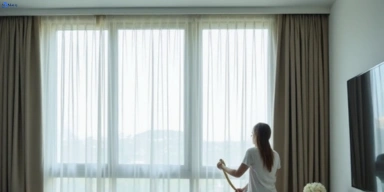Delicate sheer drape cleaning springfield-vic Matty Curtain Cleaning